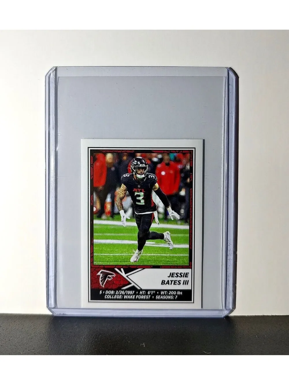 Jessie Bates III 2024 Panini NFL Sticker #438 Atlanta Falcons